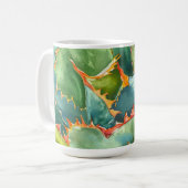 デブラリーBaldwin著リュウゼツランの水彩画のマグ マグカップ (正面左)