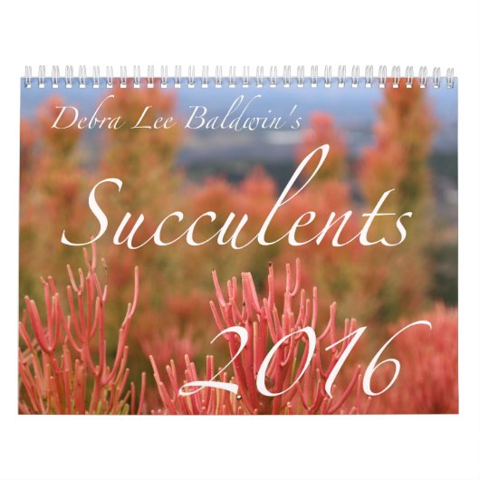 デブラリーBaldwin著Succulents 2016のカレンダー カレンダー (カバー)