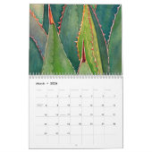 デブラ・リー・ボールドウィンの多肉質の水彩画 カレンダー (3月 2026)