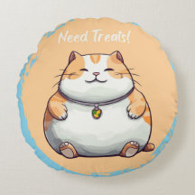 デブ猫の丸い枕が必要