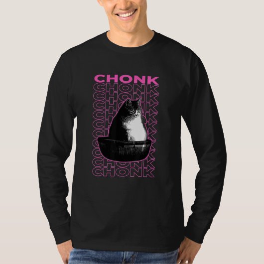 デブ猫パステル Tシャツ (正面)
