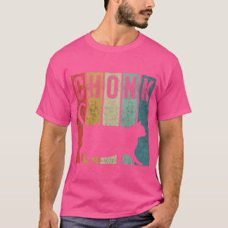 デブ猫 だぼっとした ディストressed 70年代 80年代風 ファットキャット メーム フレンド tシャツ