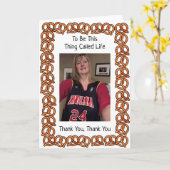 デブ退職用プレッツェルカード カード (黄色い花)