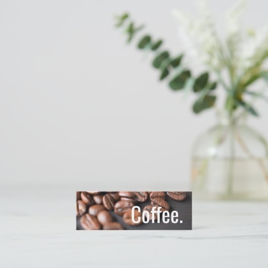 デプスコーヒー豆シンプルのオスワルドパンチカード ロイヤリティカード (スタンド正面)