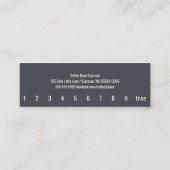 デプスコーヒー豆シンプルのオスワルドパンチカード ロイヤリティカード (裏面)