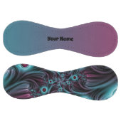 デプスブルーピンク抽象芸術のフラクタルアート名 ソフトボール (パネル)