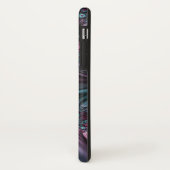 デプスブルーピンク抽象芸術のフラクタルアート名 Case-Mate iPhoneケース (裏面/左)