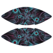 デプスブルーピンク抽象芸術フラクタル アメリカンフットボール (パネル)