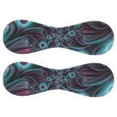 デプスブルーピンク抽象芸術フラクタル ソフトボール (パネル)