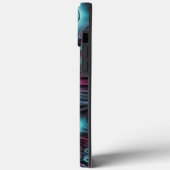 デプスブルーピンク抽象芸術フラクタル Case-Mate iPhoneケース (裏面 / 左)