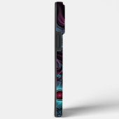 デプスブルーピンク抽象芸術フラクタル Case-Mate iPhoneケース (裏面 / 右)