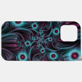 デプスブルーピンク抽象芸術フラクタル Case-Mate iPhoneケース (裏面 (横))