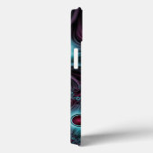 デプスブルーピンク抽象芸術フラクタル Case-Mate iPhoneケース (裏面 / 右)