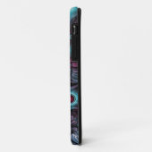 デプスブルーピンク抽象芸術フラクタル Case-Mate iPhoneケース (裏面/左)
