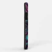 デプスブルーピンク抽象芸術フラクタル Case-Mate iPhoneケース (裏面/右)