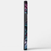 デプスブルーピンク抽象芸術フラクタル Case-Mate iPhoneケース (裏面 / 右)