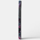 デプスブルーピンク抽象芸術フラクタル Case-Mate iPhoneケース (裏面 / 左)