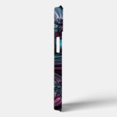 デプスブルーピンク抽象芸術フラクタル Case-Mate iPhoneケース (裏面 / 右)