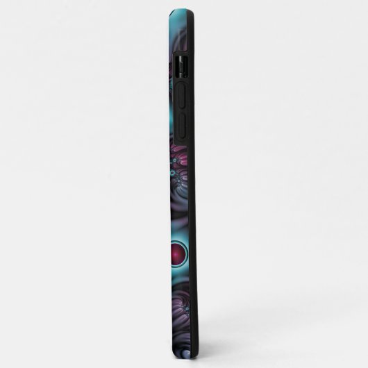 デプスブルーピンク抽象芸術フラクタル Case-Mate iPhoneケース (裏面/左)