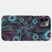 デプスブルーピンク抽象芸術フラクタル Case-Mate iPhoneケース (裏面(横))