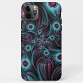 デプスブルーピンク抽象芸術フラクタル Case-Mate iPhoneケース (裏面)