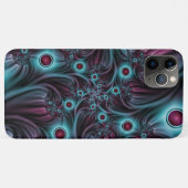 デプスブルーピンク抽象芸術フラクタル Case-Mate iPhoneケース (裏面(横))