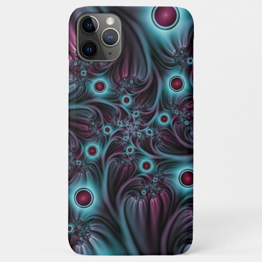 デプスブルーピンク抽象芸術フラクタル Case-Mate iPhoneケース (裏面)