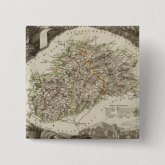 デプト·デラ·ザ·ソーネ 缶バッジ (正面)