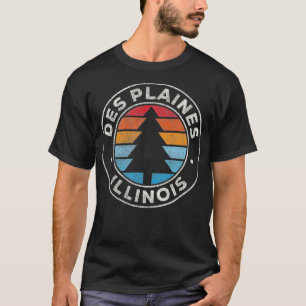 デプレインイリノイILヴィンテージグラフィックレトロ70s Tシャツ