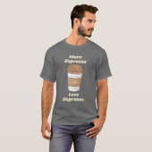 デプレッソよりエスプレッソ ラテ マグ Tシャツ (正面フル)