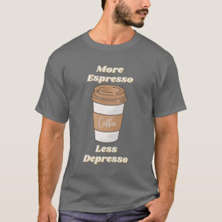 デプレッソよりエスプレッソ ラテ マグ Tシャツ