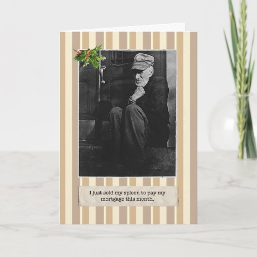 デプレッ素晴らしションスプリーンホリデーカード シーズンカード (正面)