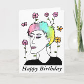 デベロアート誕生日 カード (正面)