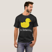 デベロッパーラバーダッキーラボ動物愛好家 Tシャツ (正面フル)