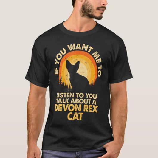 デボもしン聞レックス猫の話 Tシャツ (正面)