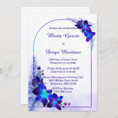 デボダアズールイモラドペルソナライズ 招待状 (正面/裏面)