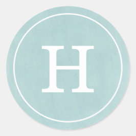 デボネアターコイズモノグラム ラウンドシール