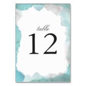 デボネアターコイズ結婚ズ テーブルナンバー (裏面)