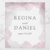 デボネア赤面結婚ピンク ワインラベル (シングルラベル)