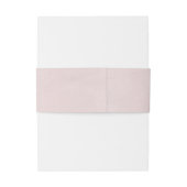 デボネア赤面結婚ピンク 招待状ベリーバンド (裏面例)