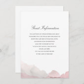 デボネ結婚アの挿入 エンクロージャーカード (正面/裏面)