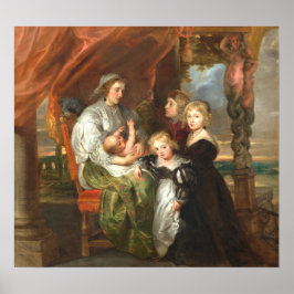 デボラキップと彼女の子供たち – ルーベンスファインアート ポスター
