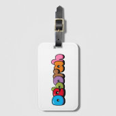 デボラ荷物タグ ラゲッジタグ (正面縦)