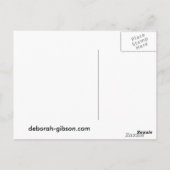 デボラ・ギブソン葉書 ポストカード (裏面)