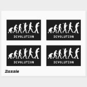 デボルブ携帯電話 長方形シール (シート)