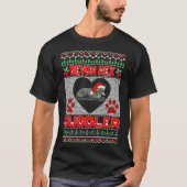 デボンのレックスのCuddlerのクリスマスの醜いセーター Tシャツ (正面)