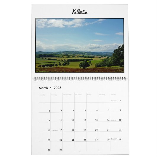 デボンの人生の写真撮影 カレンダー (3月 2026)