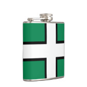 デボンのSt. Petrocの旗/旗 フラスク (右)