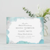 デボンエアターコイズリハーサルディナー 招待状 (スタンド正面)