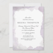 デボンエアラベンダーブライダルシャワー招待 招待状 (正面)